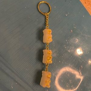 Gummy bear resin keychain
